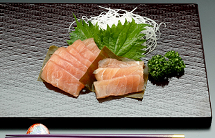 上カジキ刺身昆布〆